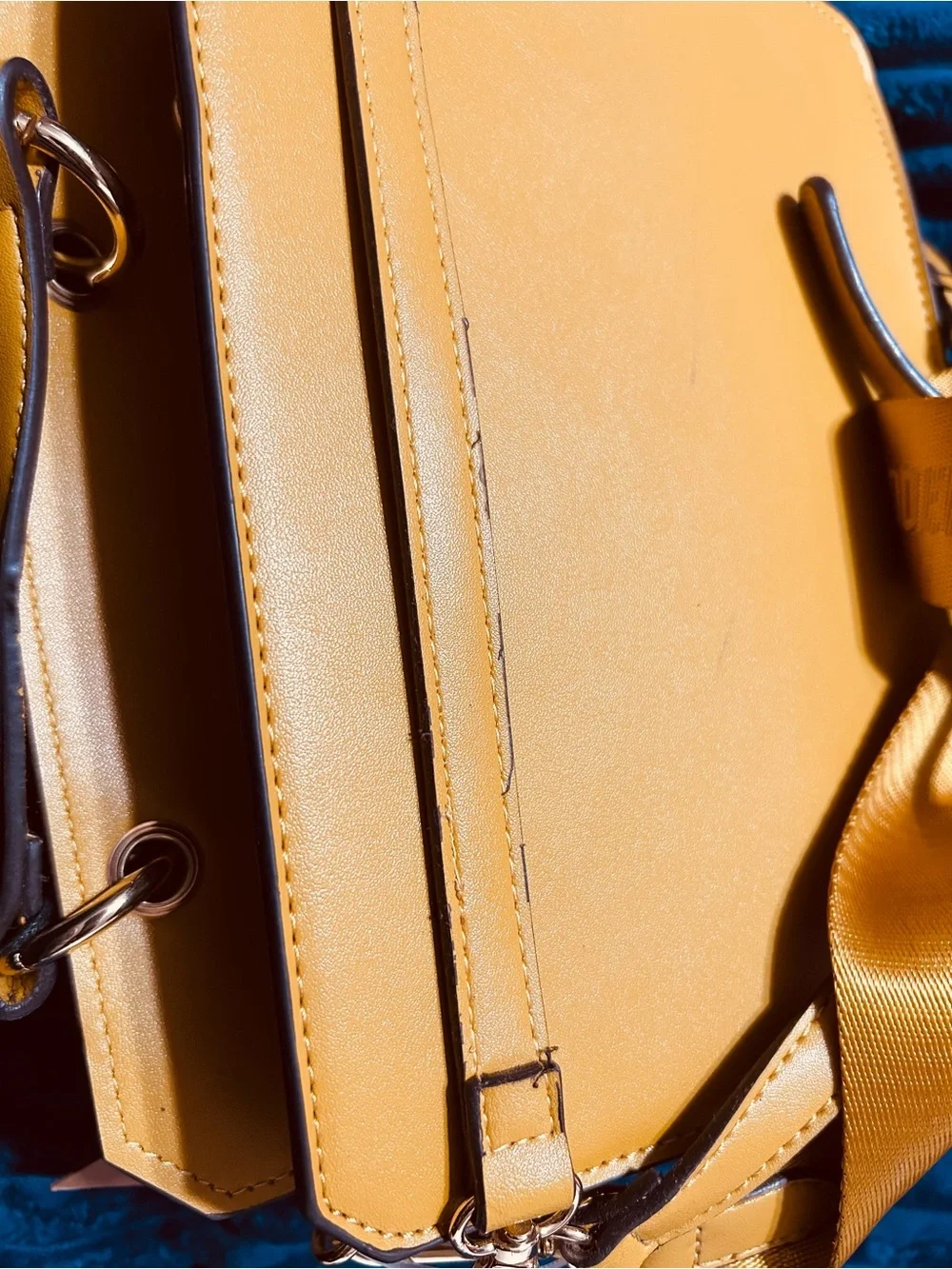 Steve Madden Crossbody Satchel- MERIGOLD